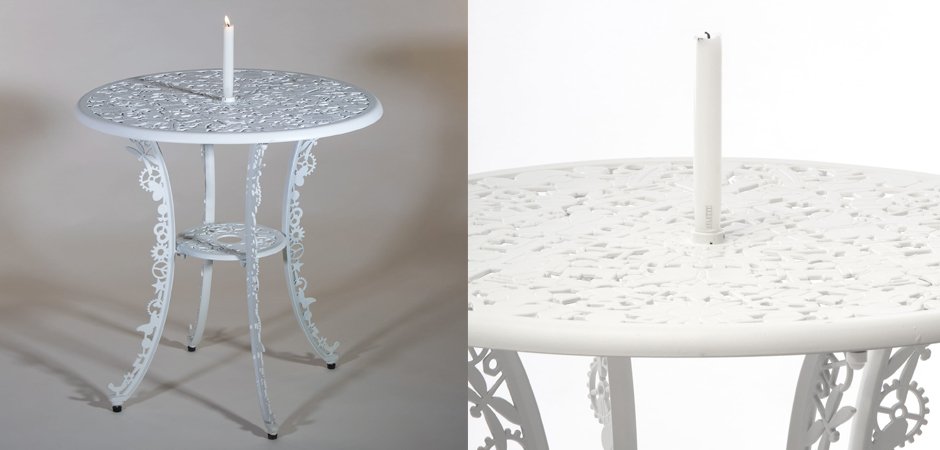 Обеденный стол Seletti Industry Collection ALUMINIUM TABLE – WHITE