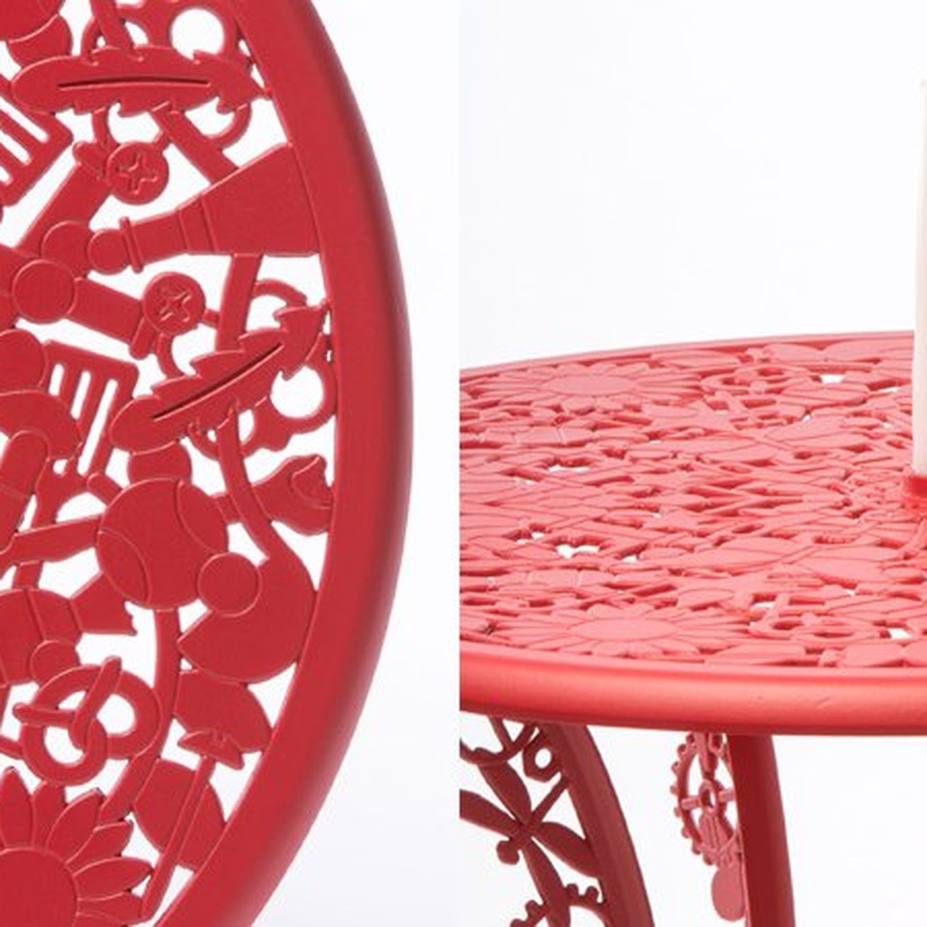 Обеденный стол Industry Collection ALUMINIUM TABLE – RED