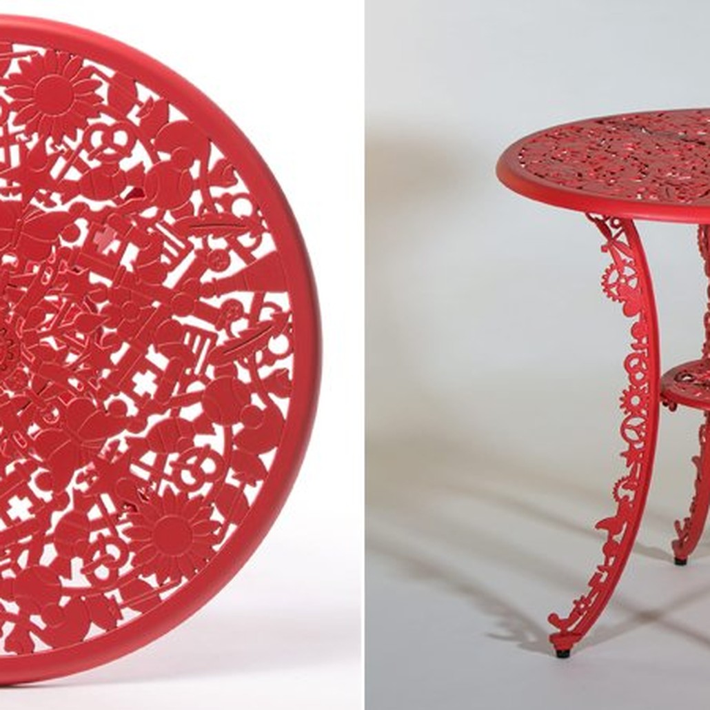 Обеденный стол Industry Collection ALUMINIUM TABLE – RED