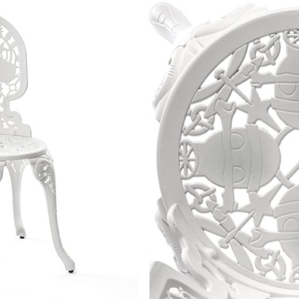 Стул Seletti Industry Collection ALUMINIUM CHAIR – WHITE