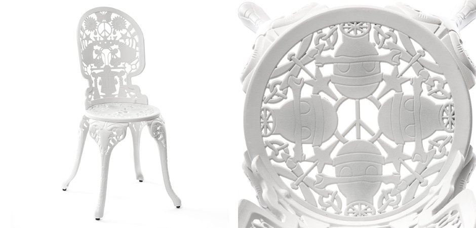 Стул Seletti Industry Collection ALUMINIUM CHAIR – WHITE