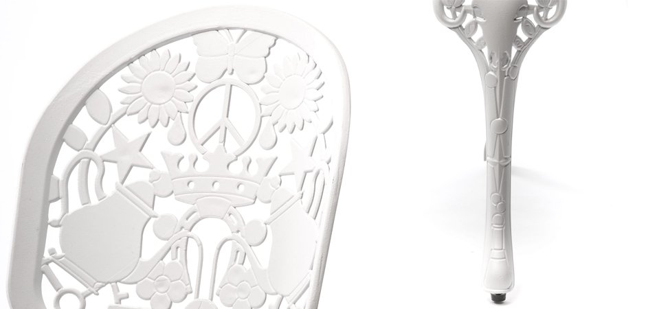 Стул Seletti Industry Collection ALUMINIUM CHAIR – WHITE