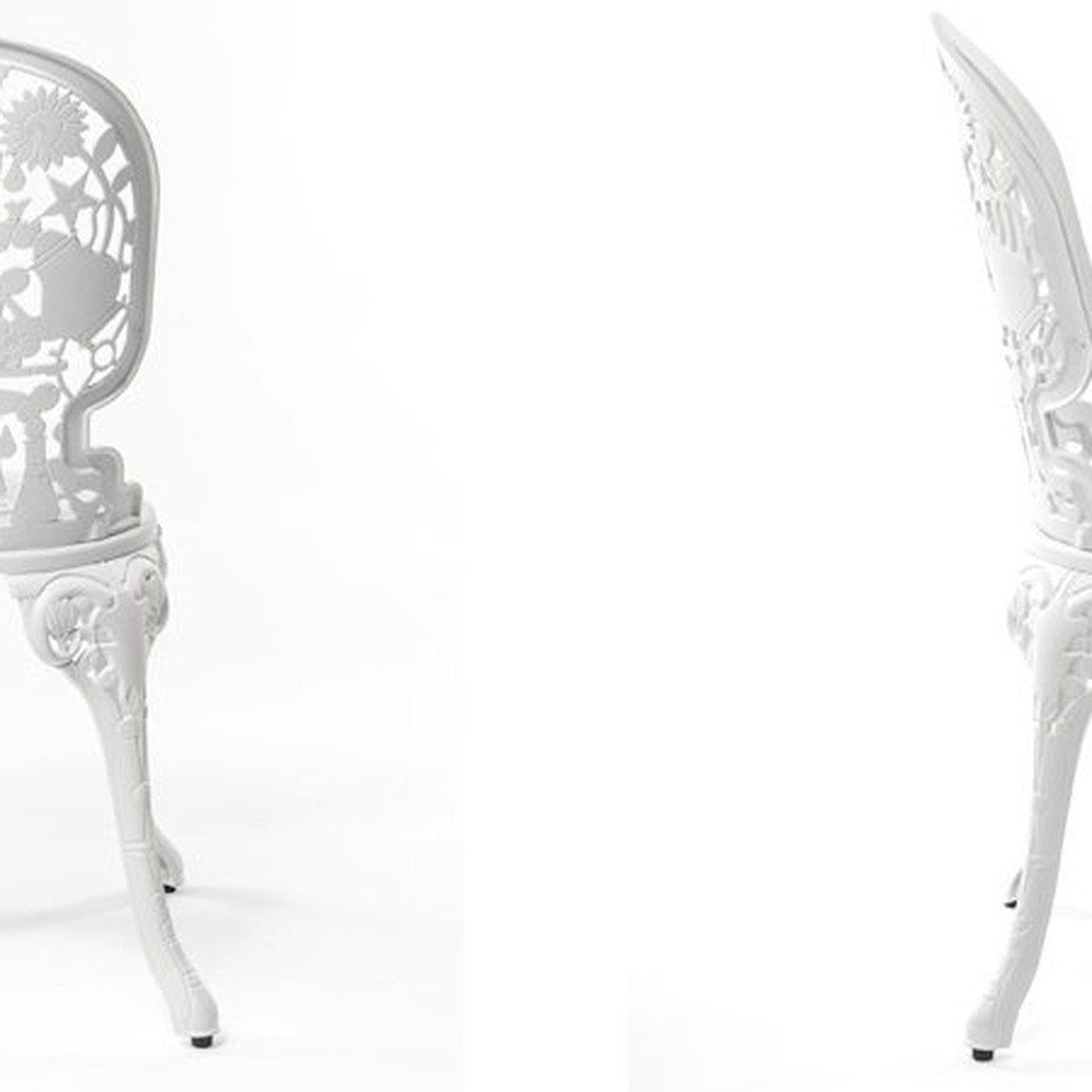 Стул Seletti Industry Collection ALUMINIUM CHAIR – WHITE