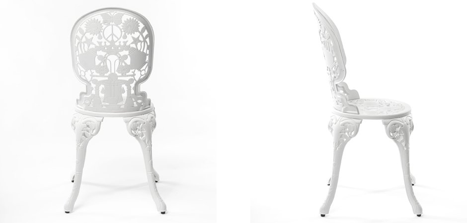 Стул Seletti Industry Collection ALUMINIUM CHAIR – WHITE