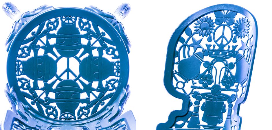 Стул Seletti Industry Collection ALUMINIUM CHAIR – SKY BLUE