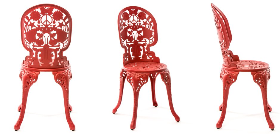 Стул Seletti Industry Collection ALUMINIUM CHAIR – RED