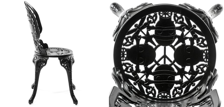 Стул Seletti Industry Collection ALUMINIUM CHAIR – BLACK