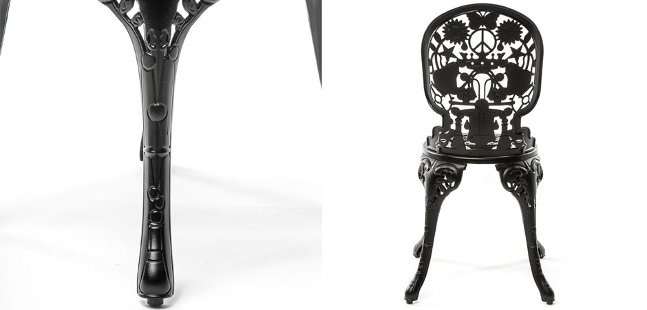 Стул Seletti Industry Collection ALUMINIUM CHAIR – BLACK