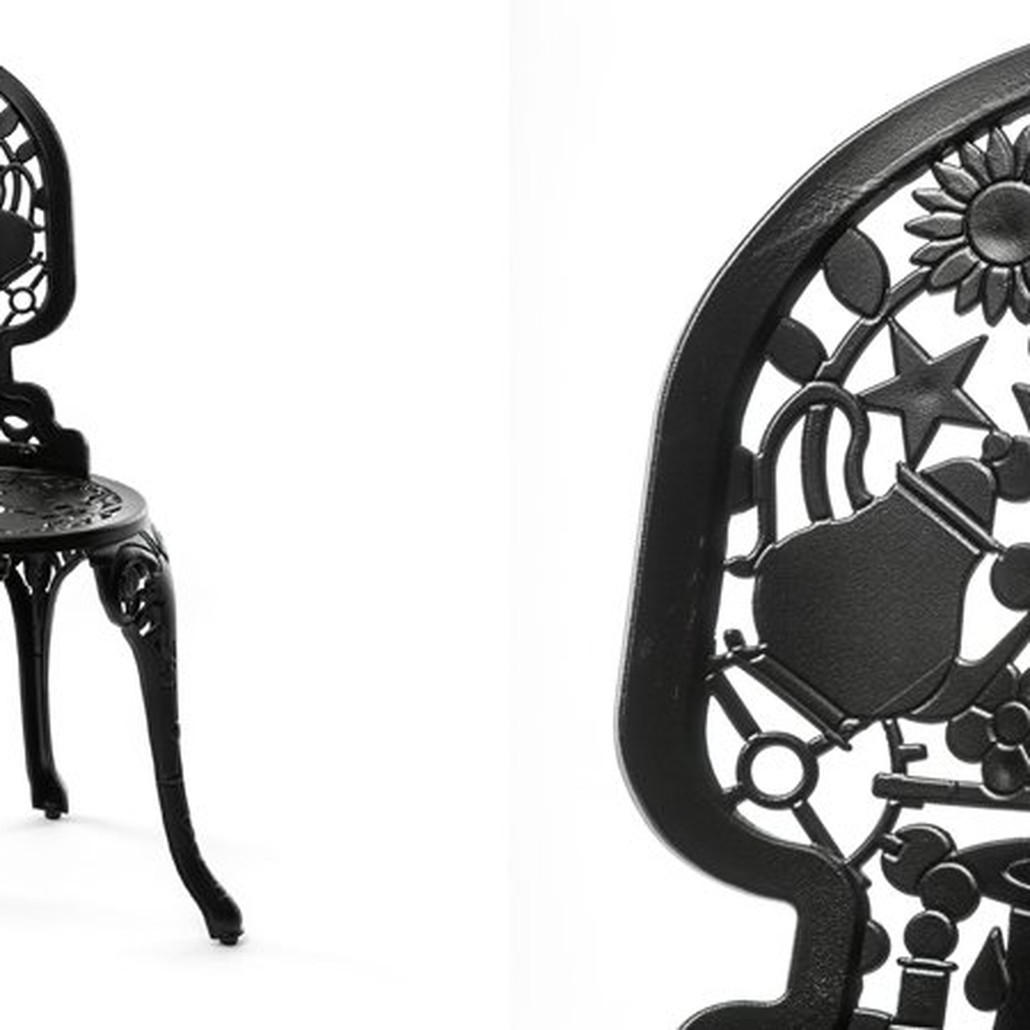 Стул Seletti Industry Collection ALUMINIUM CHAIR – BLACK