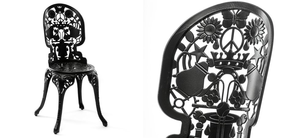 Стул Seletti Industry Collection ALUMINIUM CHAIR – BLACK