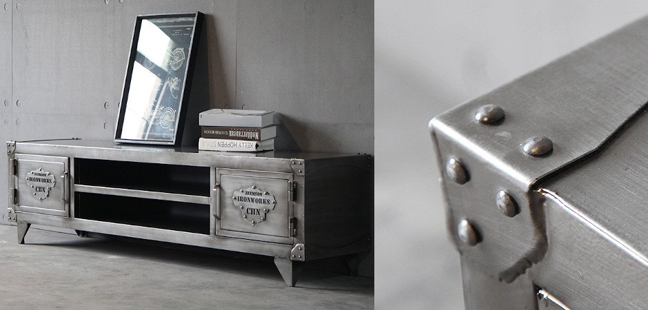 TV-тумба Loft Safe с полками