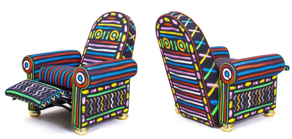 Кресло Seletti Lazy Painter Azteca