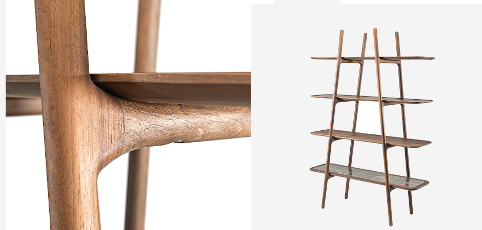 Стеллаж Woak malin shelf system