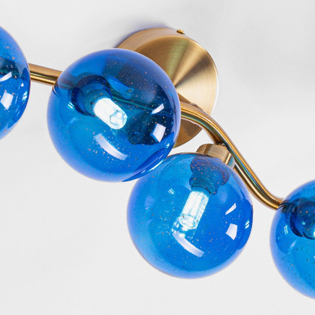 Бра Cherry FLUSH MOUNT Wall Lamp blue