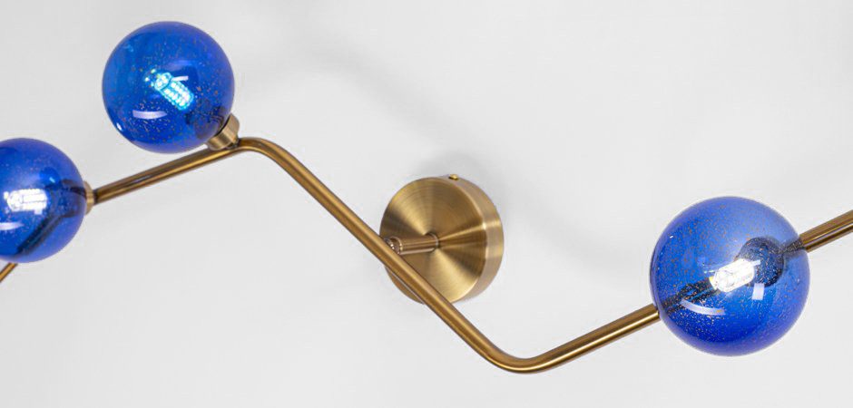 Бра Cherry FLUSH MOUNT Wall Lamp blue