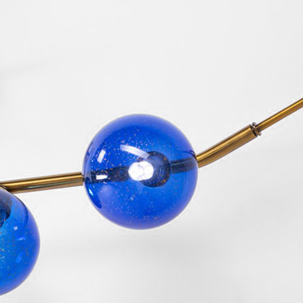 Бра Cherry FLUSH MOUNT Wall Lamp blue