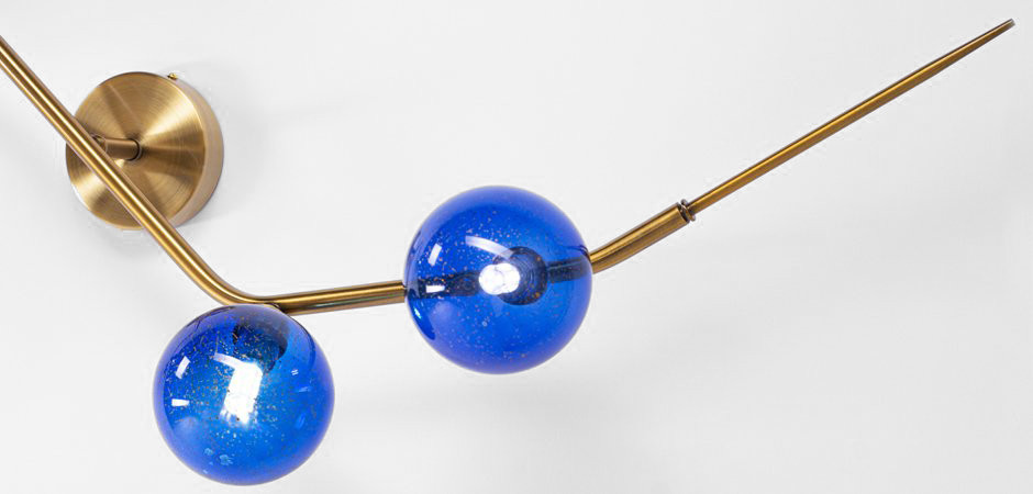 Бра Cherry FLUSH MOUNT Wall Lamp blue