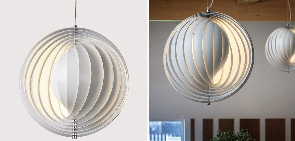 Подвесной светильник Led Pendant Rotates Space Ball Metal