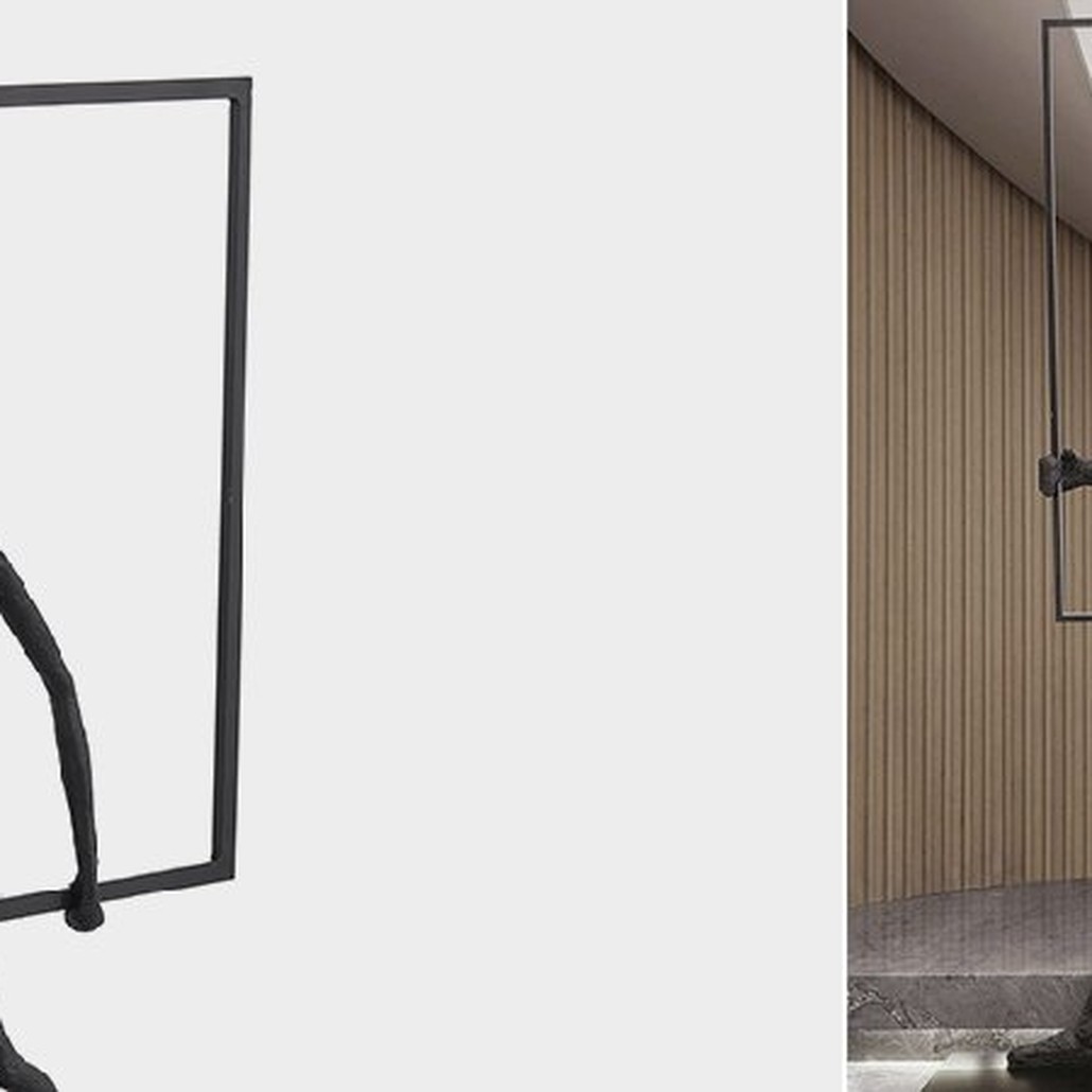 Торшер Man carries light square