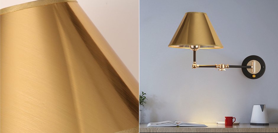 Бра Retro Teleskop lange Arm Wall Lamp