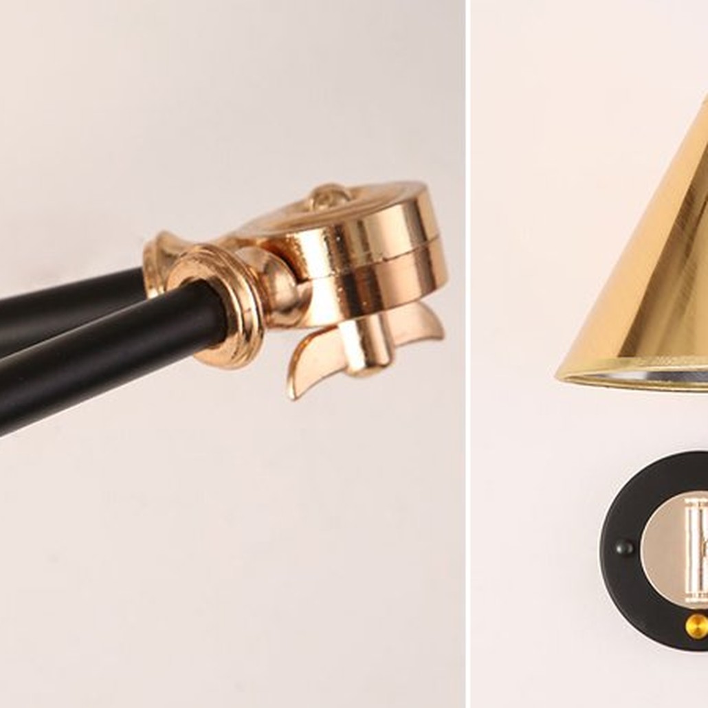 Бра Retro Teleskop lange Arm Wall Lamp