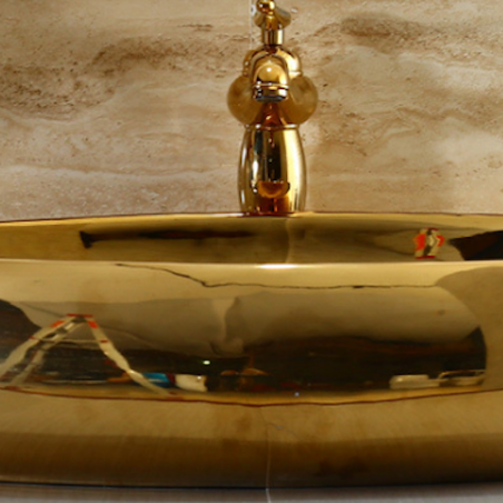 Раковина Золото golden drop