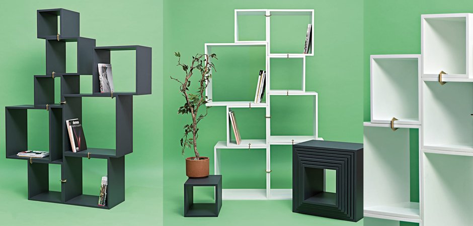 Стеллаж Seletti Assemblage Antracite