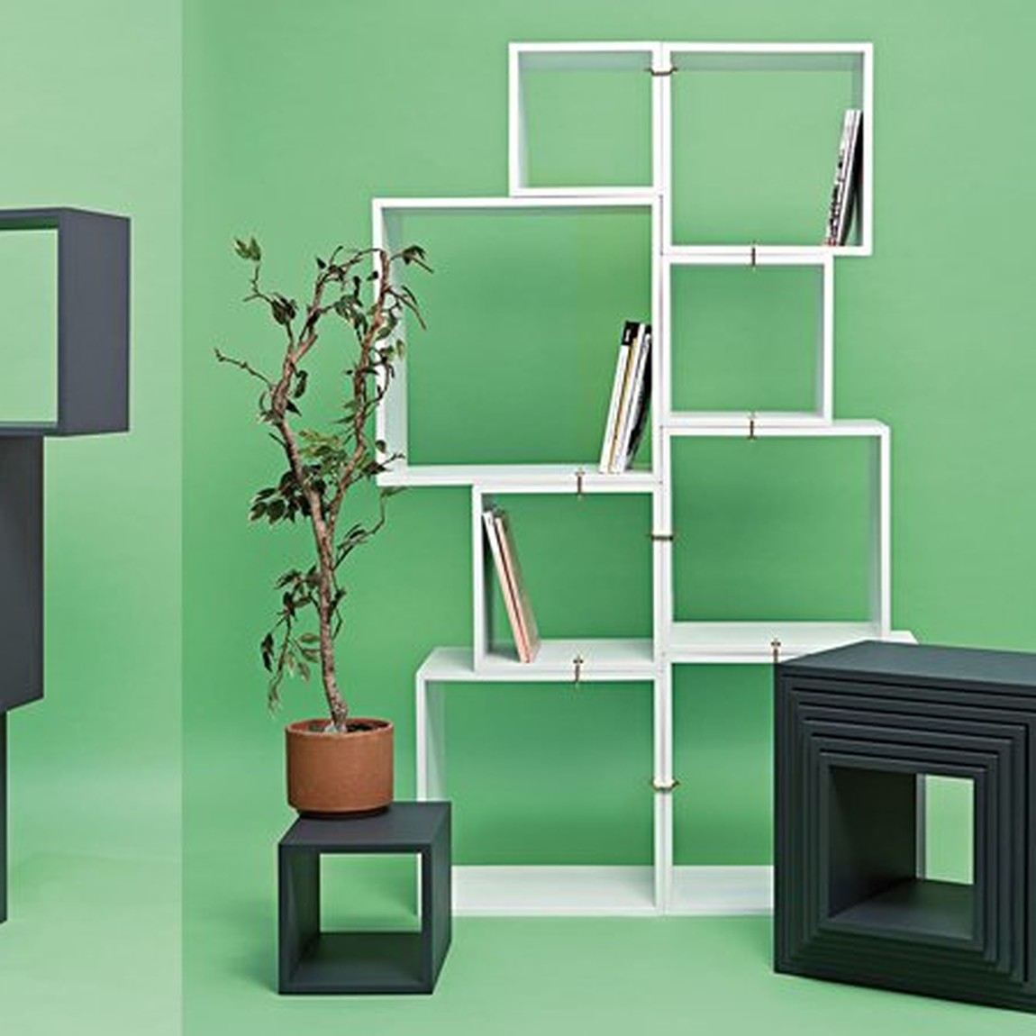 Стеллаж Seletti Assemblage Antracite