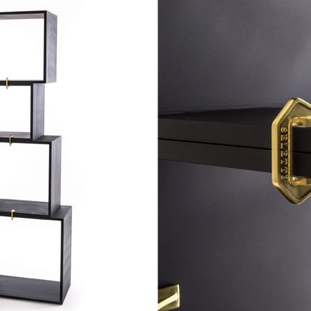 Стеллаж Seletti Assemblage Antracite