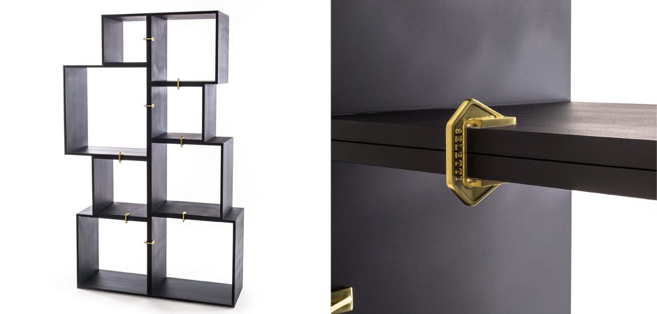 Стеллаж Seletti Assemblage Antracite