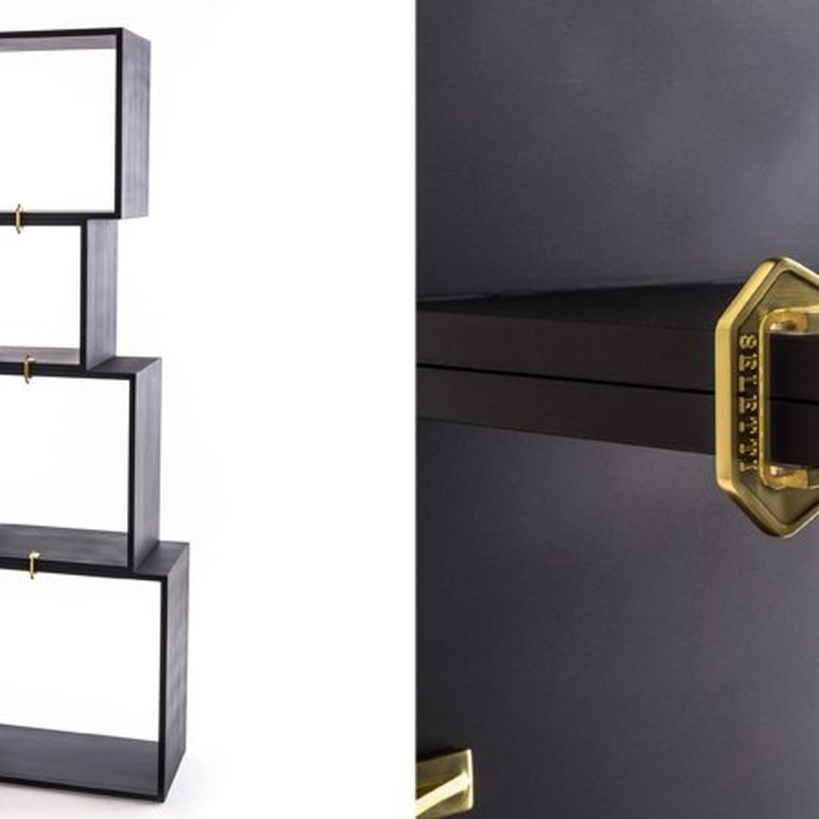 Стеллаж Seletti Assemblage Antracite