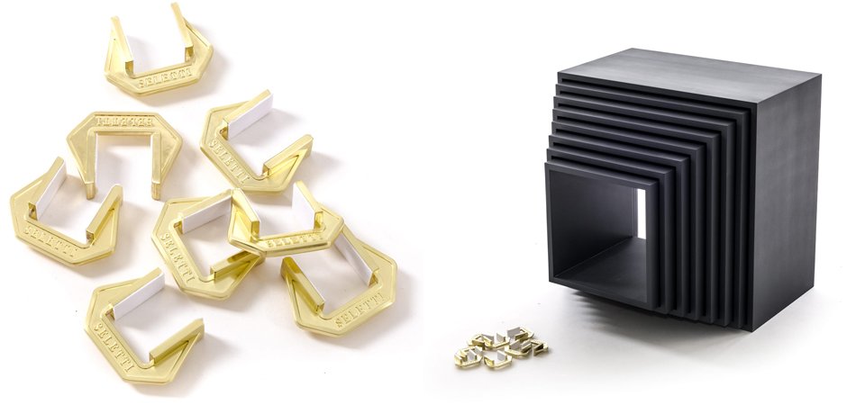 Стеллаж Seletti Assemblage Antracite