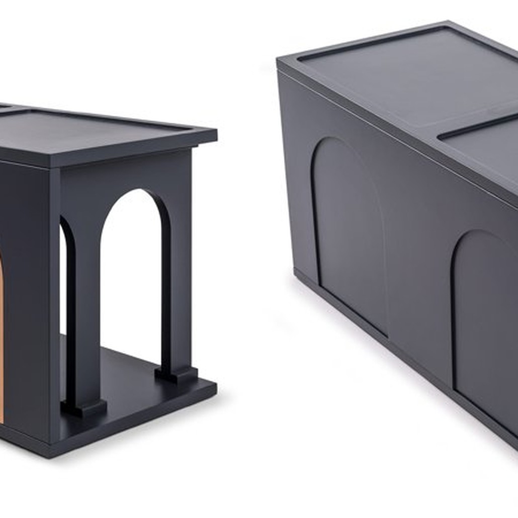 Полка Seletti Renaissance Double Anthracite