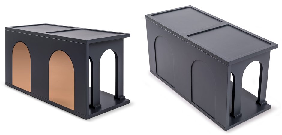 Полка Seletti Renaissance Double Anthracite