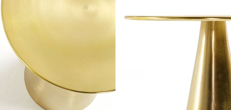 Приставной стол Table Golden Cone