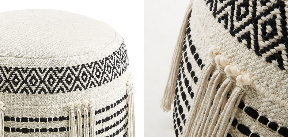 Пуф Fringe and Rhombuses