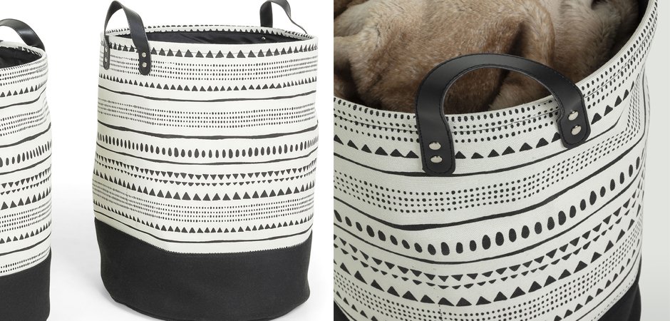 Комплект корзин Black and White Wedges