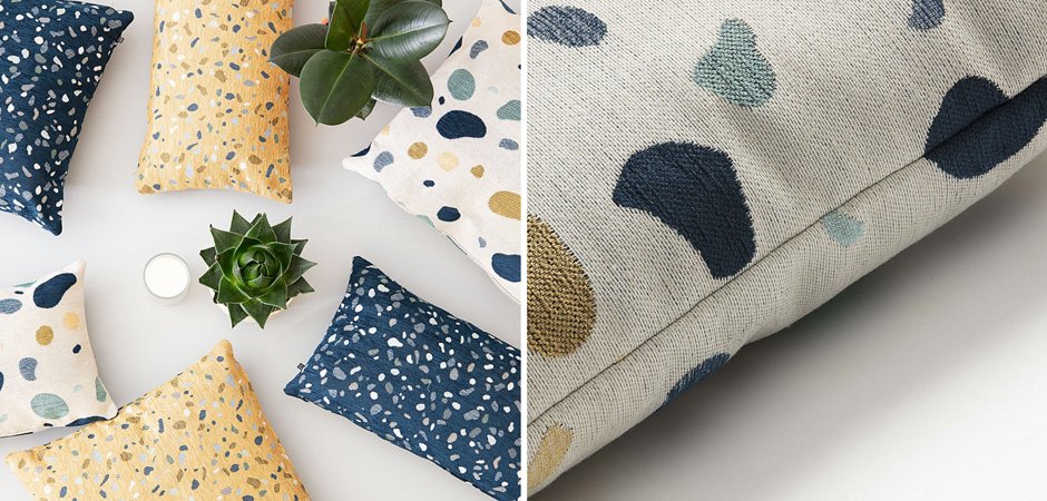 Декоративная подушка Terrazzo White