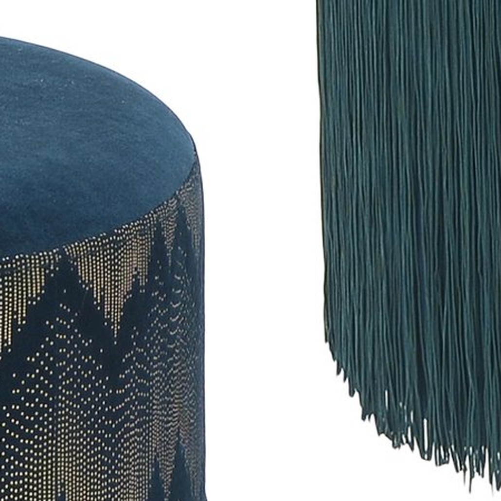 Пуф Fringe Blue