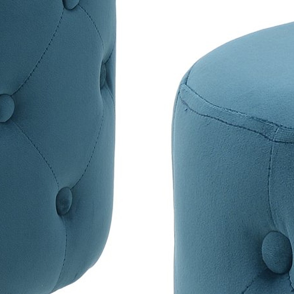 Пуф Capitone Turquoise