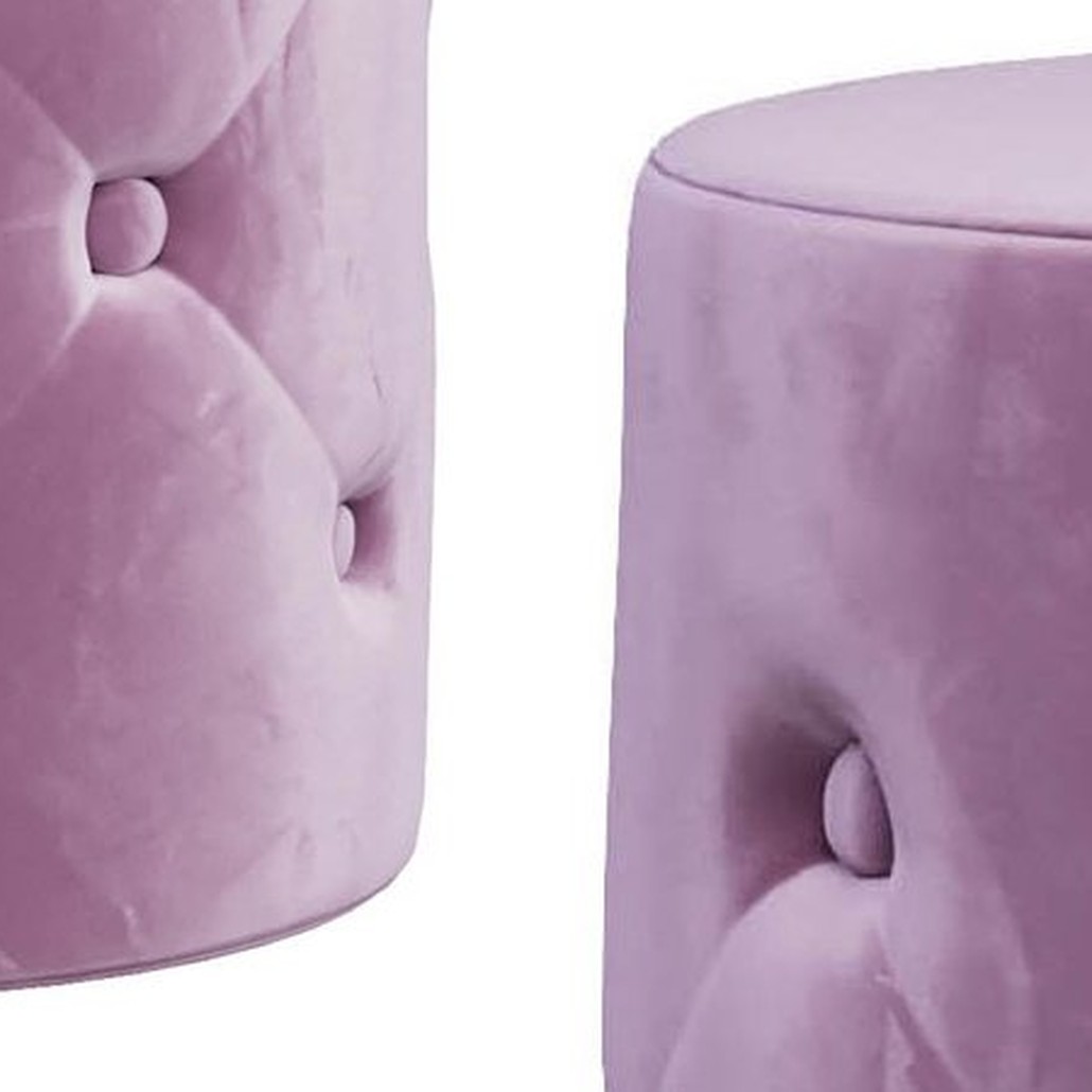 Пуф Capitone Pink