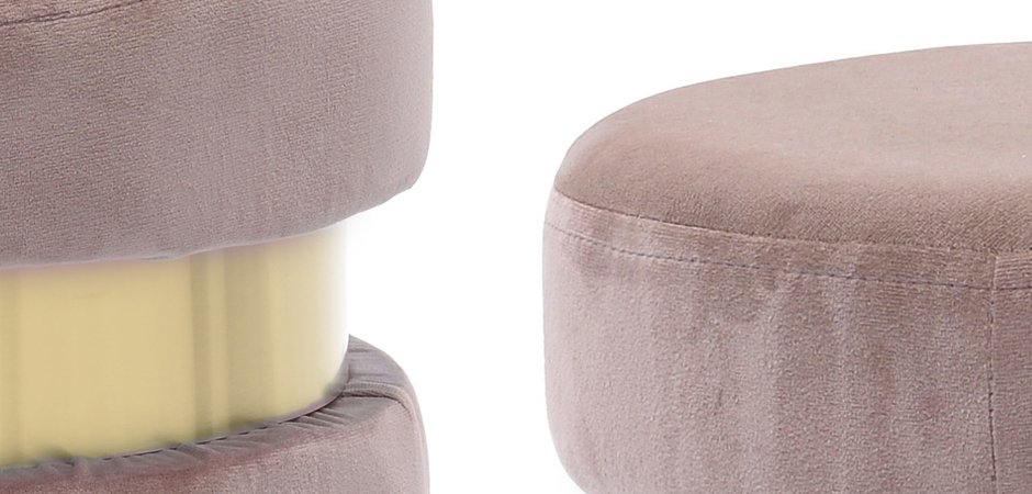 Пуф Golden Belt Dusty Rose