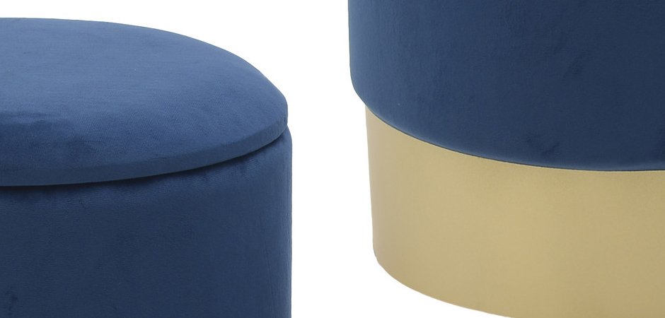 Комплект пуфов Golden Belt Blue