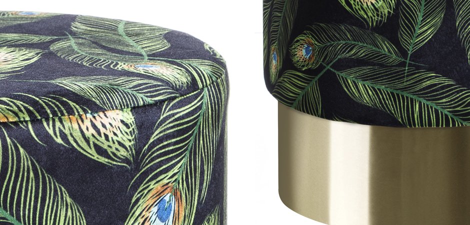 Пуф Peacock Feather