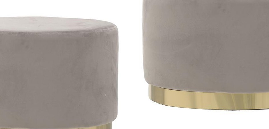 Пуф Golden Belt Beige Pastel