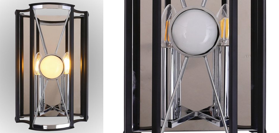 Бра Candles Cell Chromium Sconces