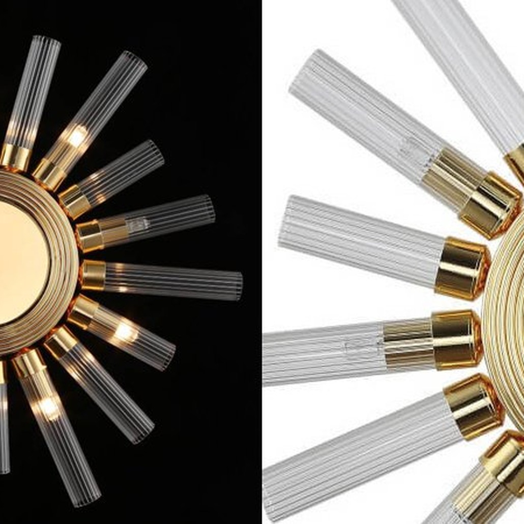 БРА Art Deco Sun Light Ceiling