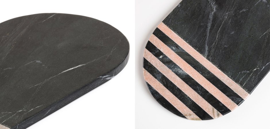 Разделочная доска Pink on Black