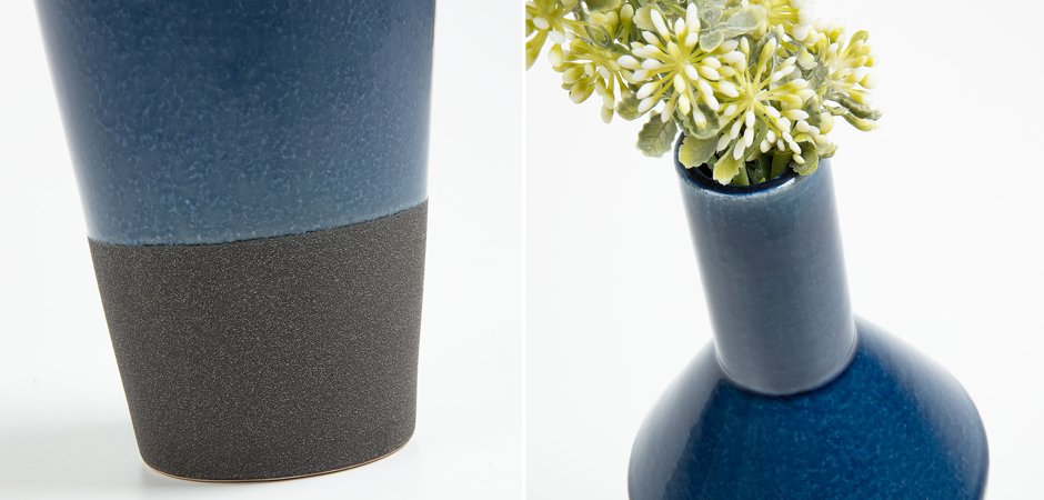 Ваза Blue Craquelure