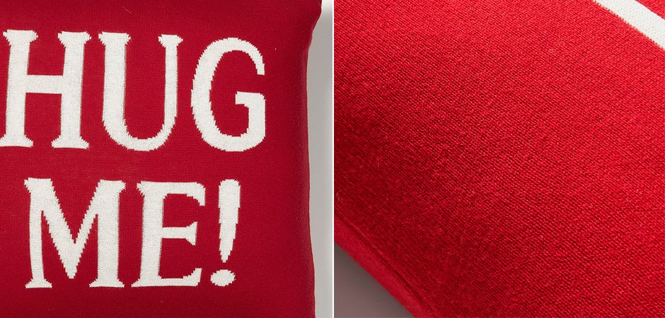 Декоративная подушка Hug me RED